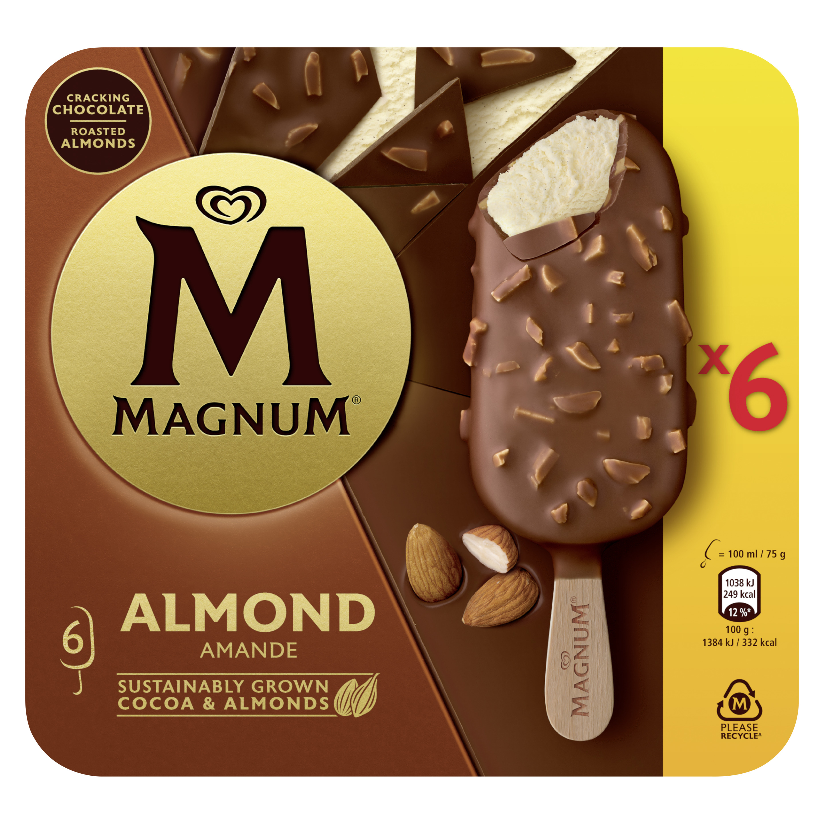 Magnum Almond 6 x 100 ml