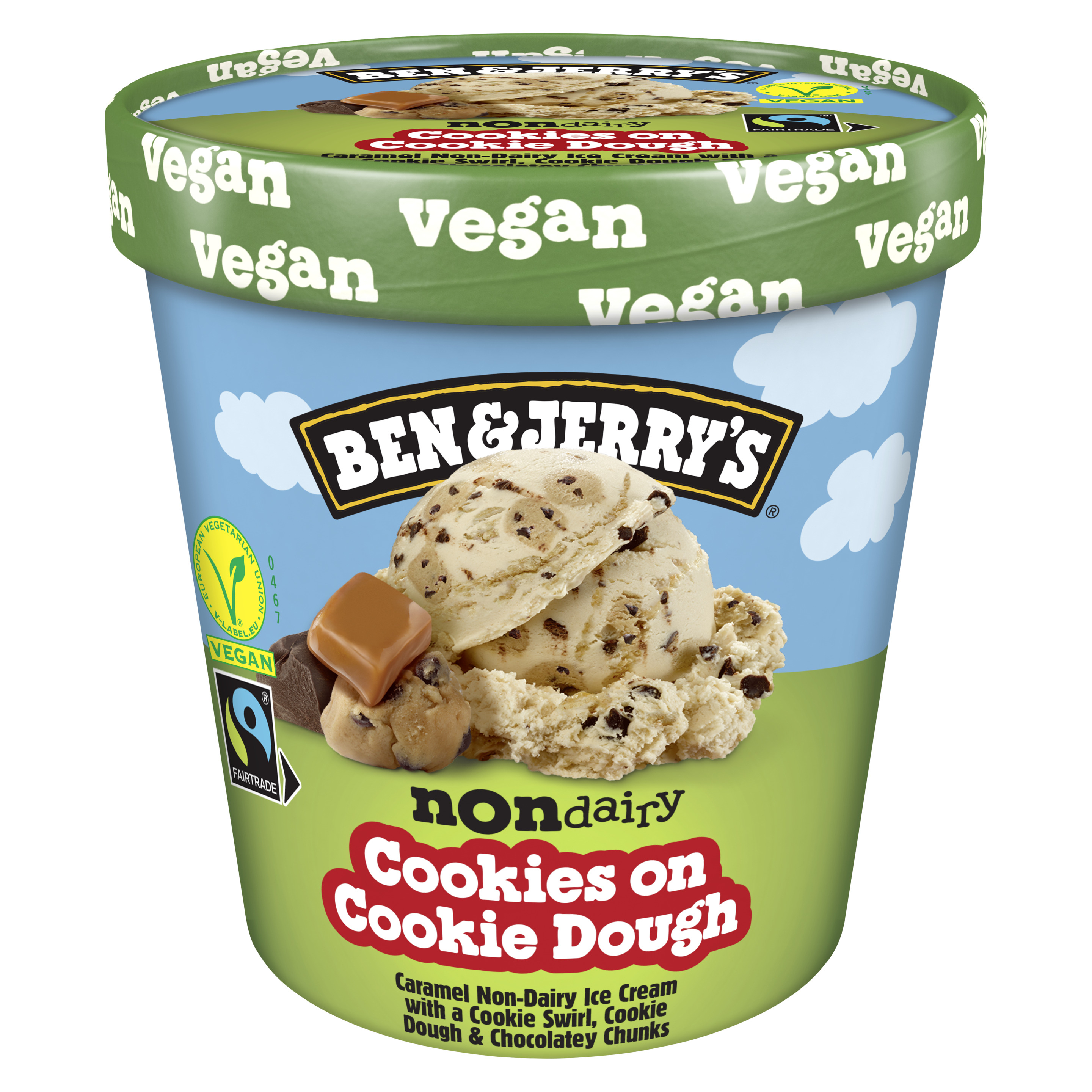 Ben & Jerry's Non-Dairy Cookies on Cookie Dough 465 ml