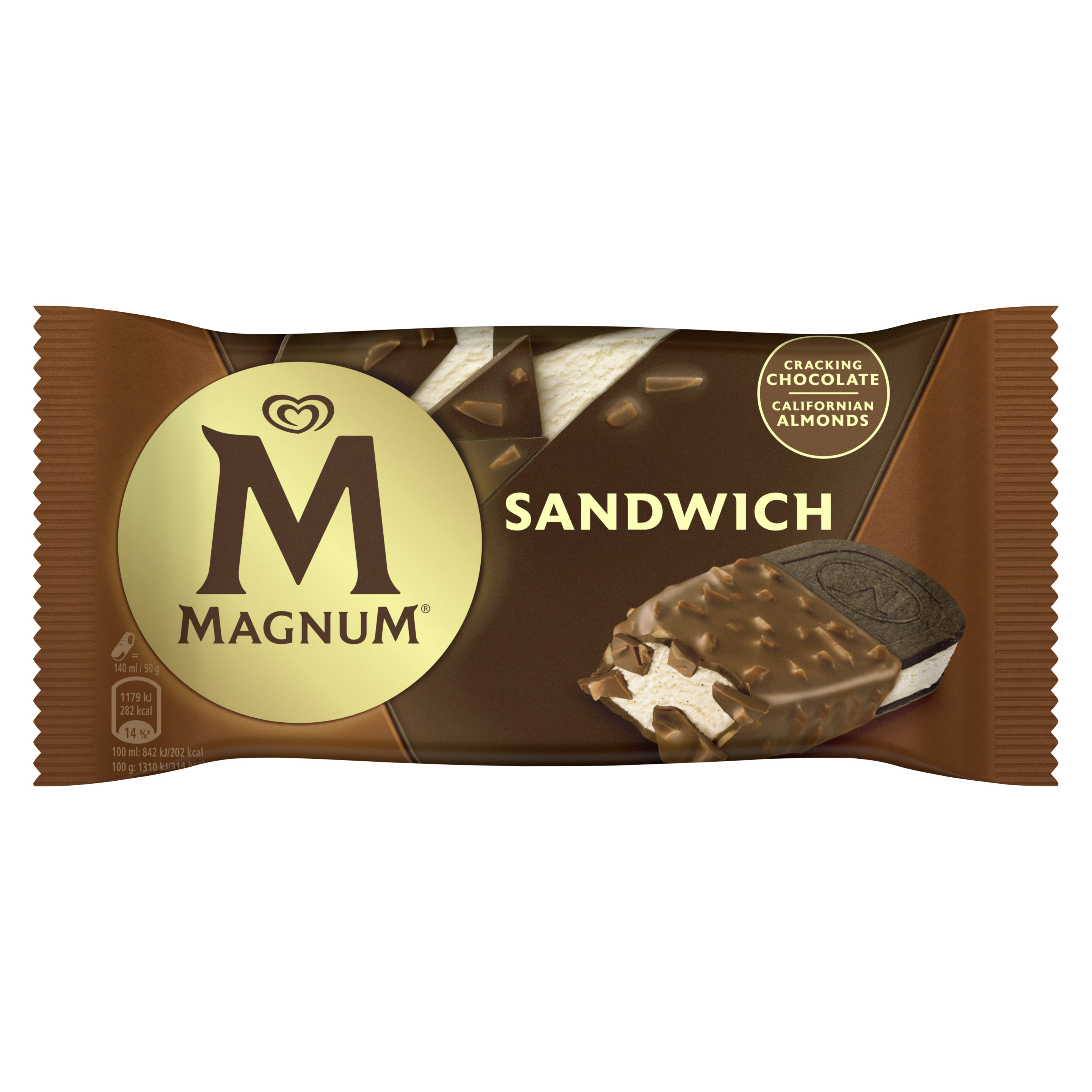 Magnum Sandwich Almond 140 ml