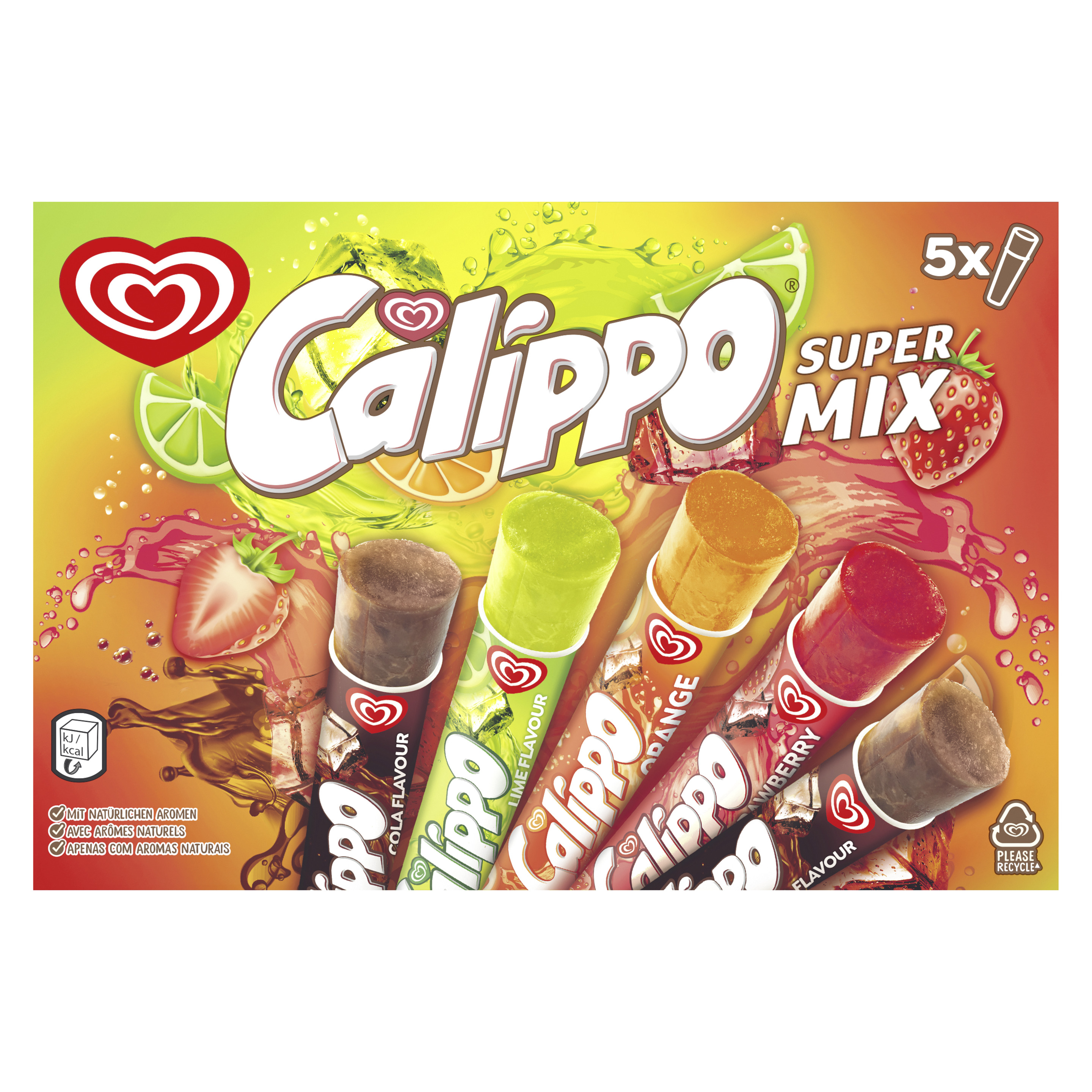 Lusso Calippo Super Mix 5 x 105 ml