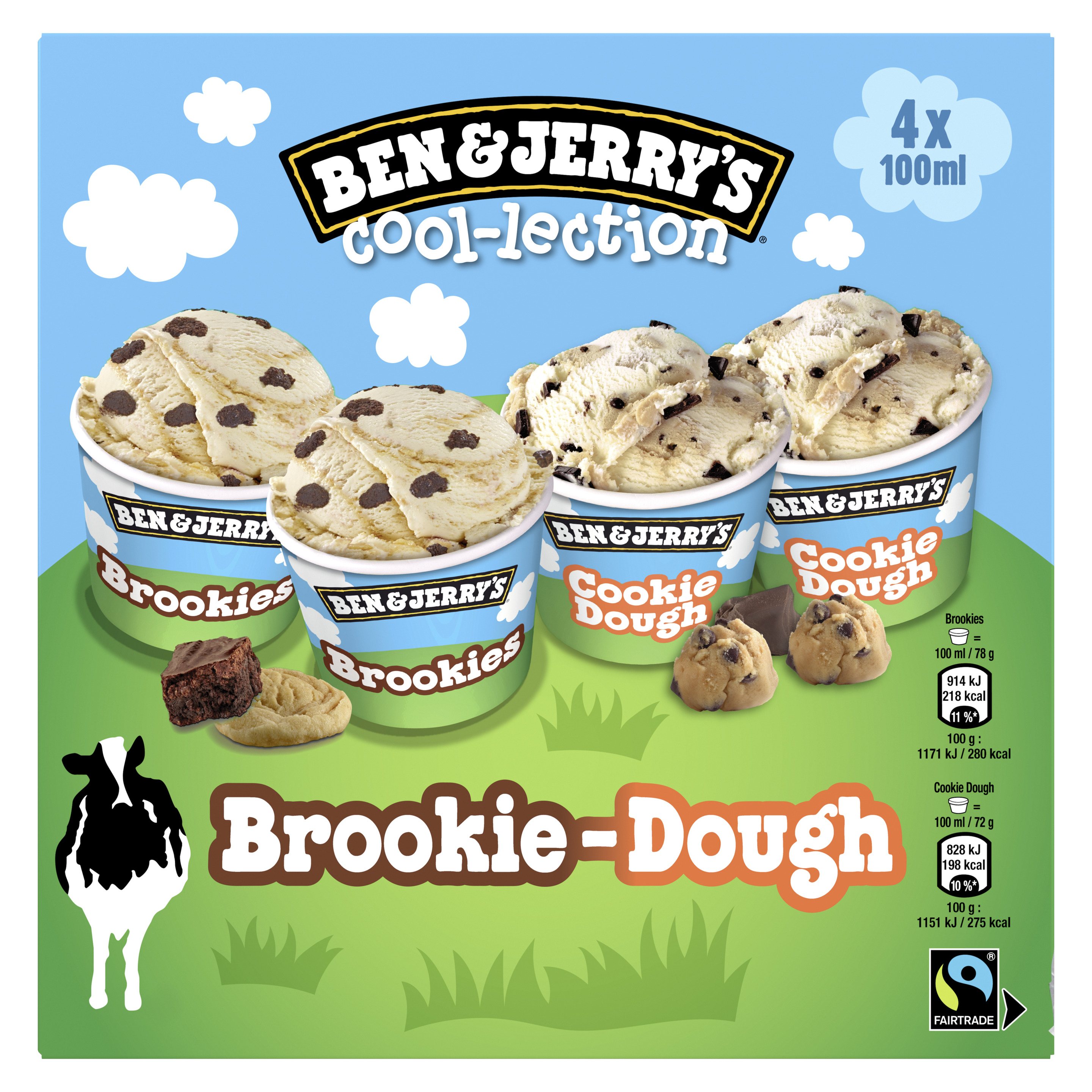 Ben&Jerry's Brookie Dough Coolletion MP 4x100ml