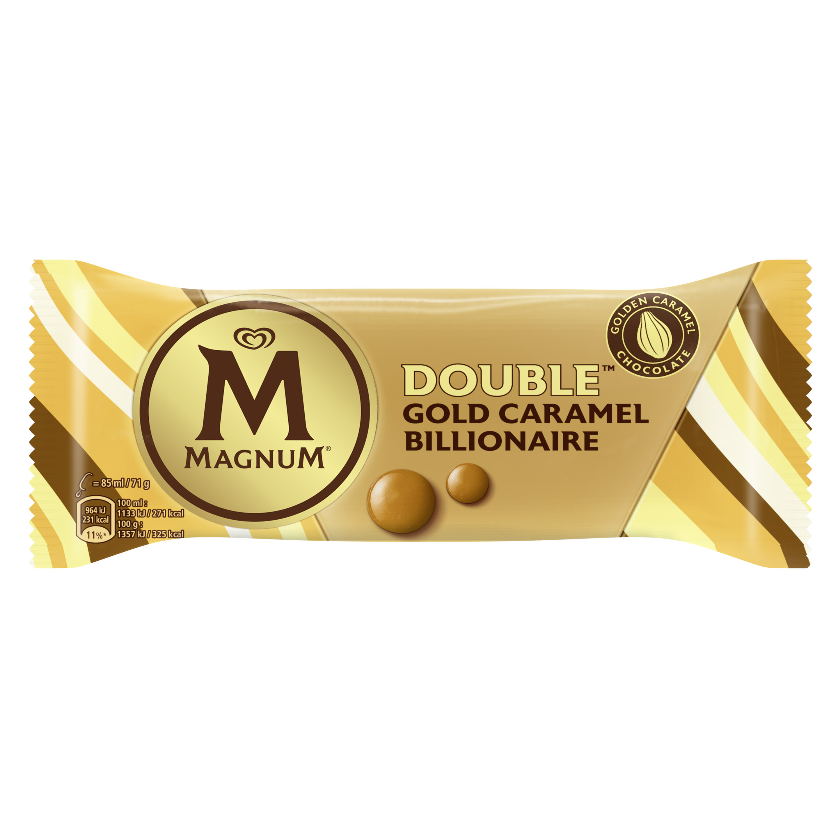 Magnum Double Gold Caramel Billionaire 1 x 85 ml