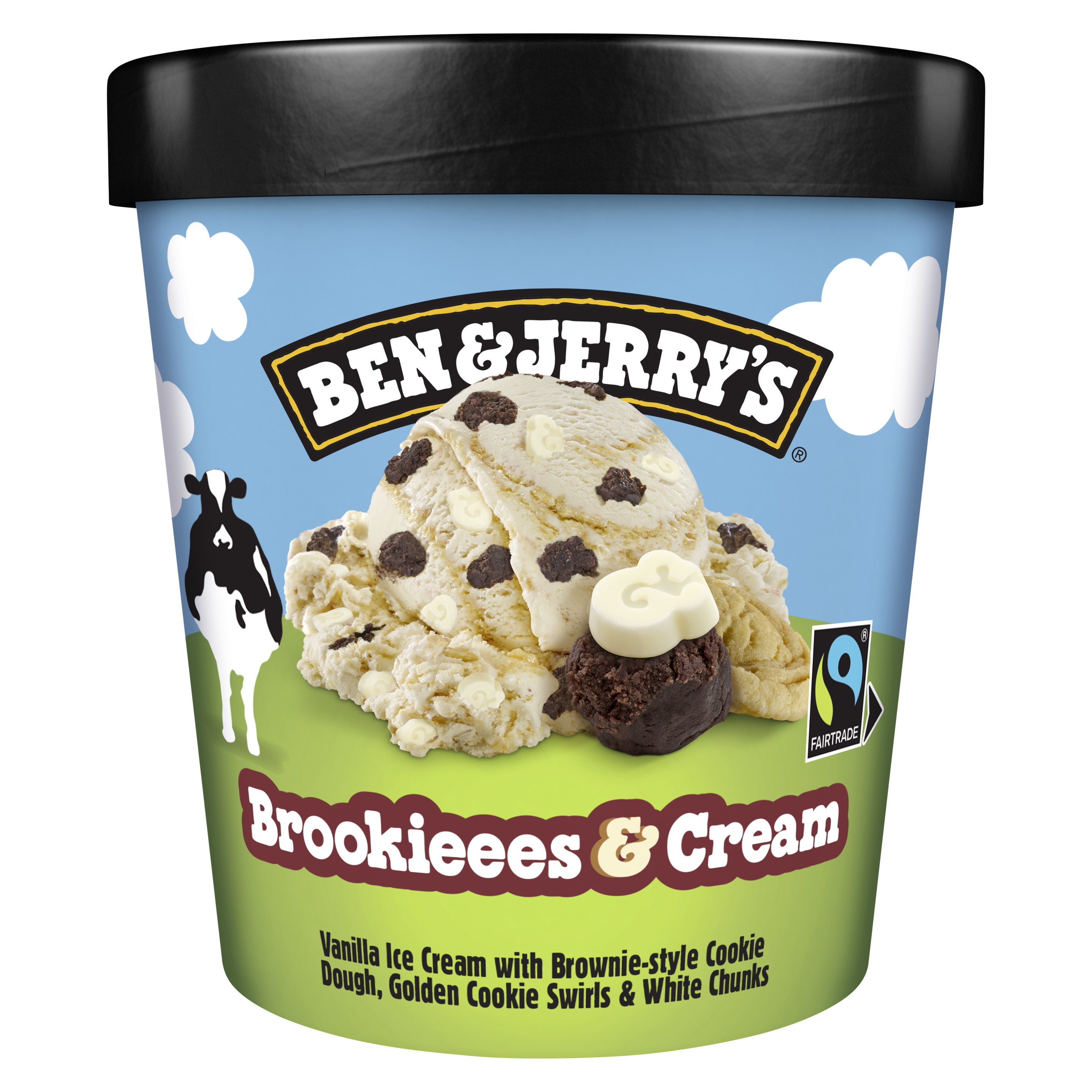 B&J 465ml Brookies & Cream Pint