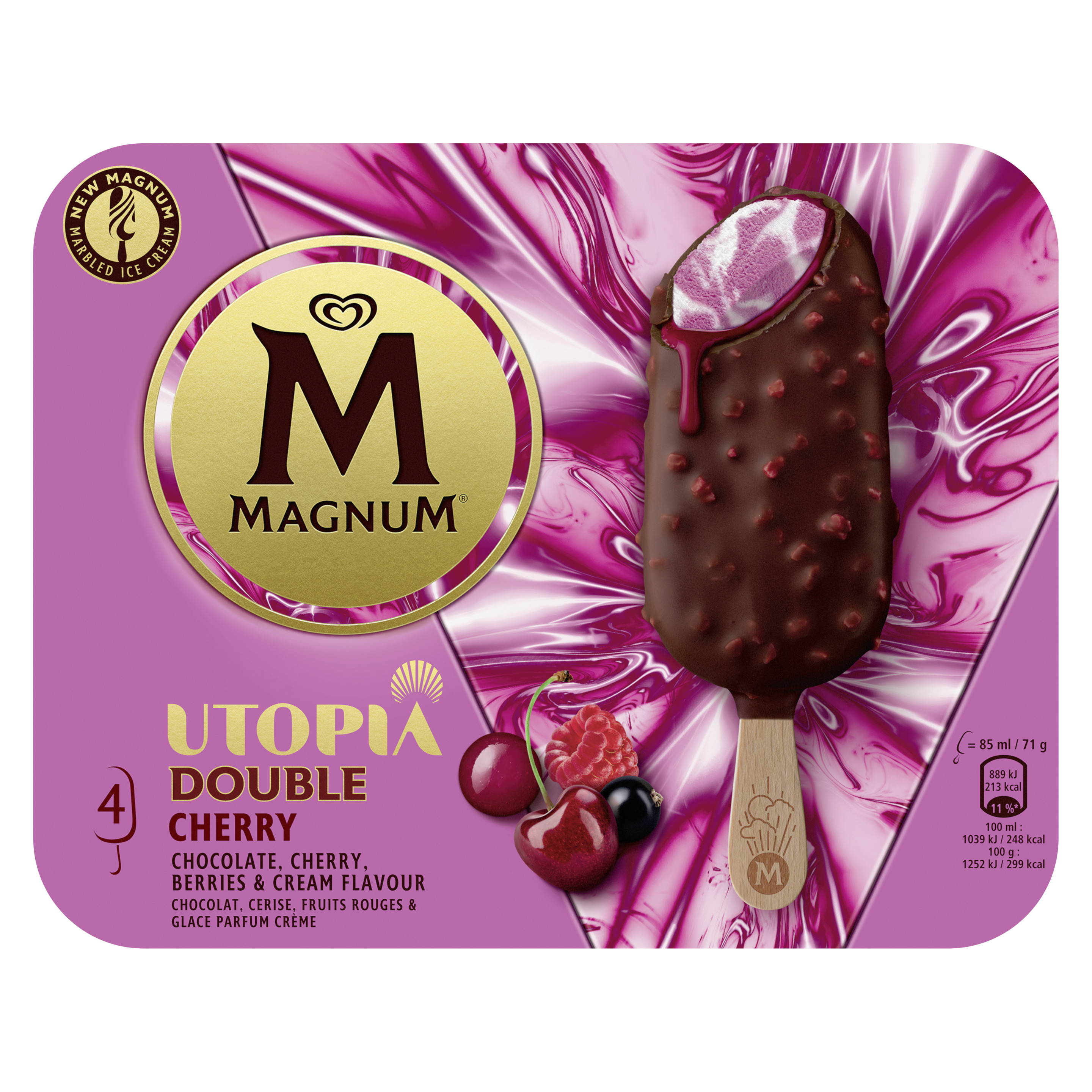Magnum Double Cherry 4 x 85 ml