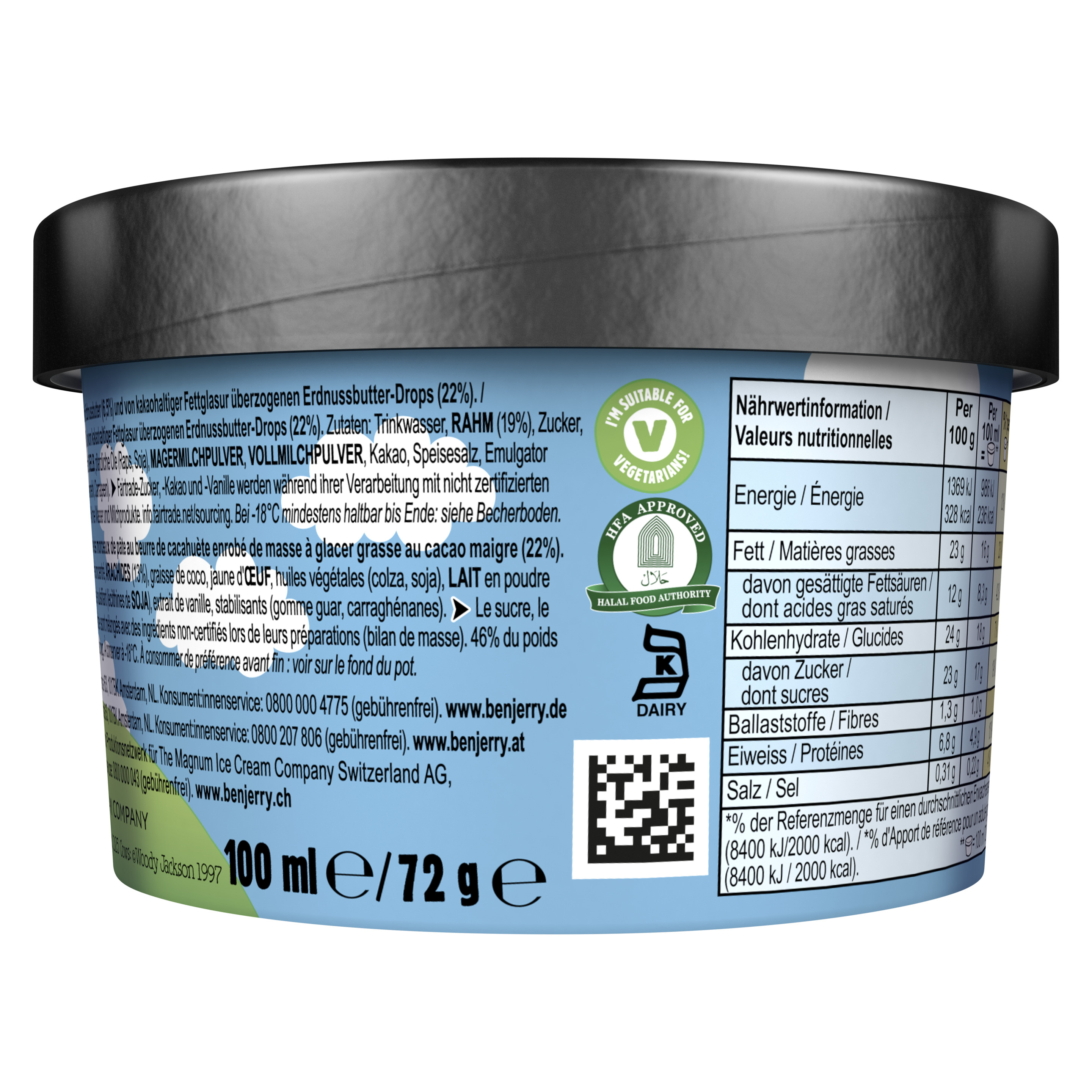 BEN & JERRY'S Peanut Butter Cup 100 ml