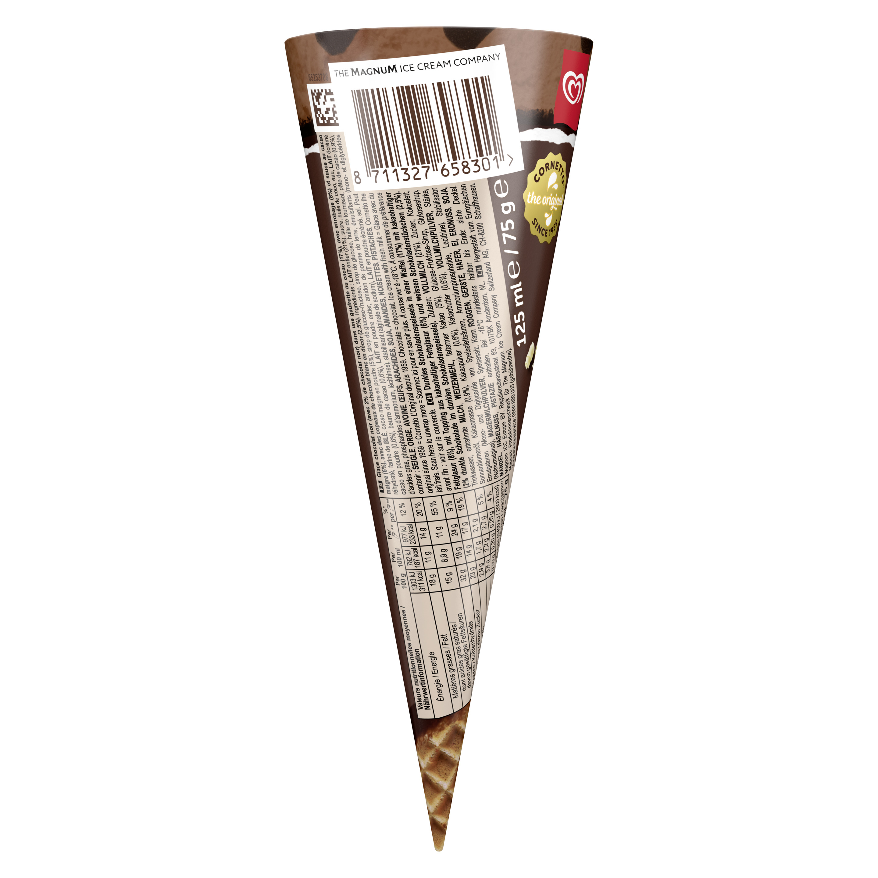 Cornetto Chocolate 1 x 125 ml