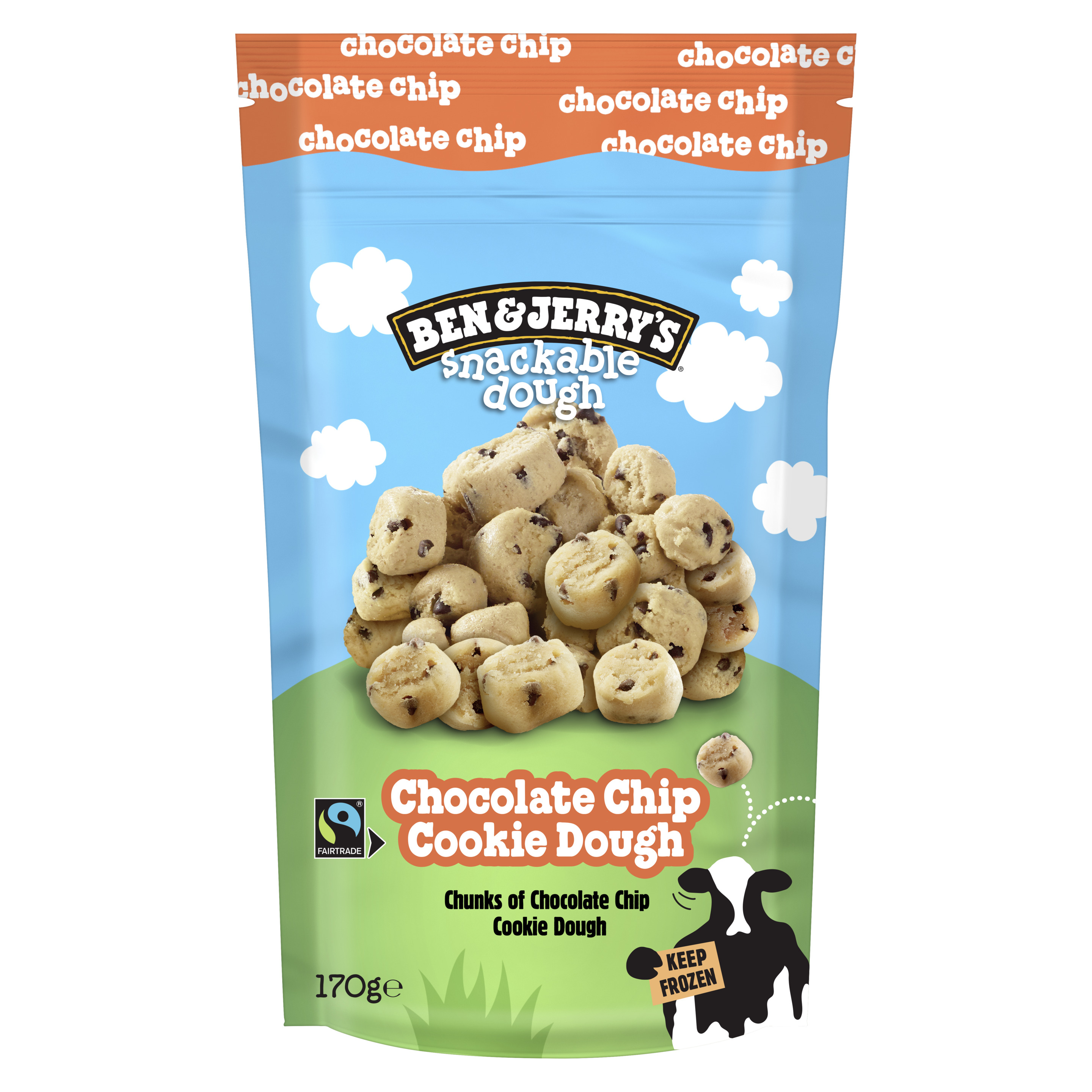 Ben & Jerry's Snackable Chocolate Chip Cookie Dough Chunks 170 g
