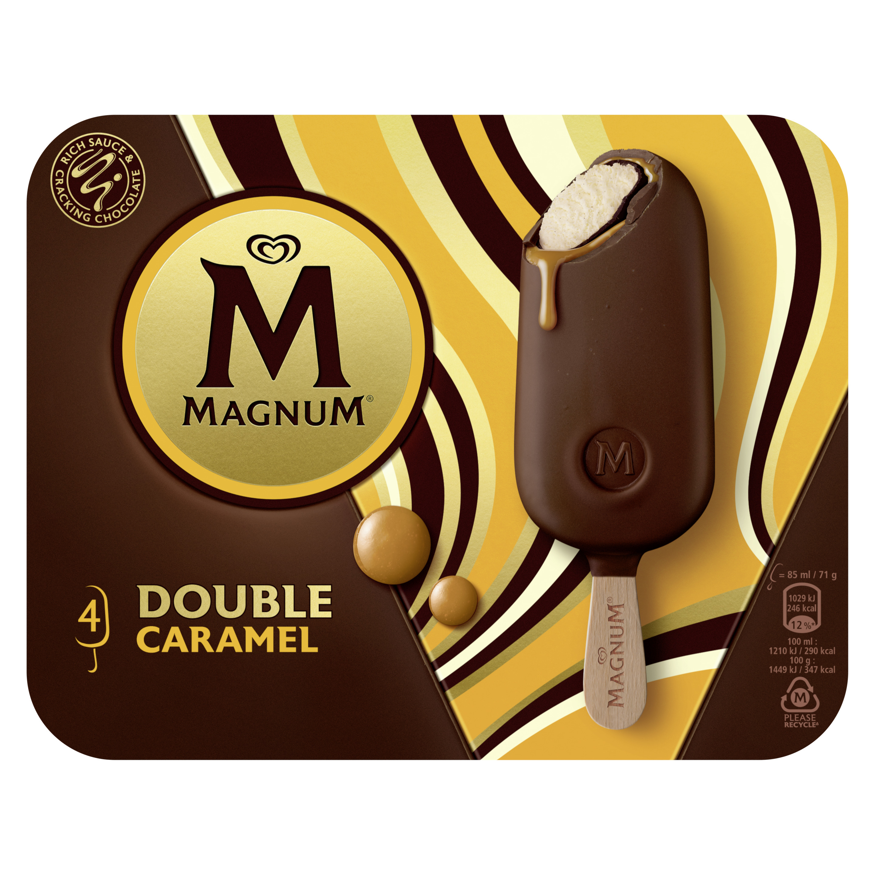 Magnum Double Caramel 4 x 85 ml