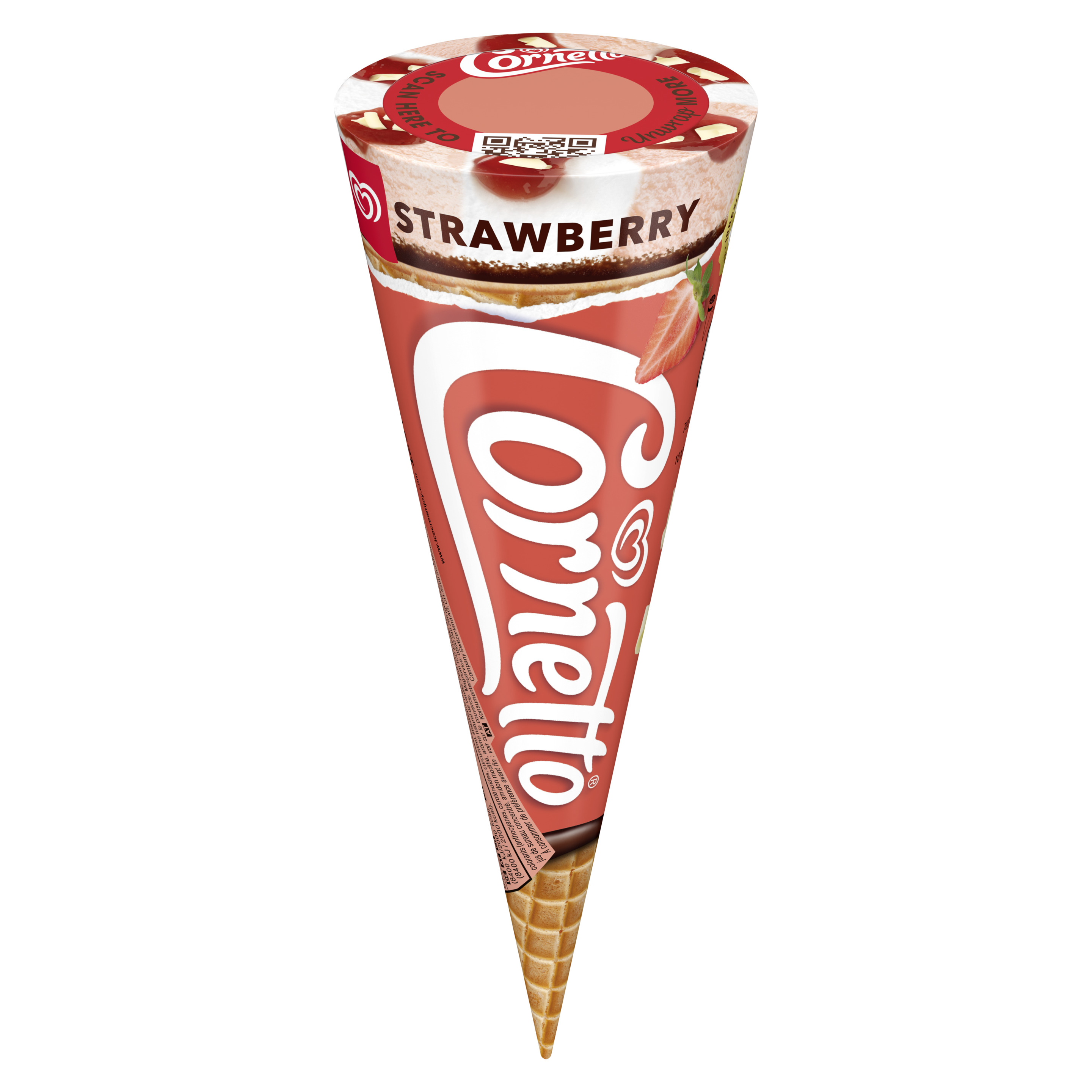Cornetto Strawberry 1 x 125ml