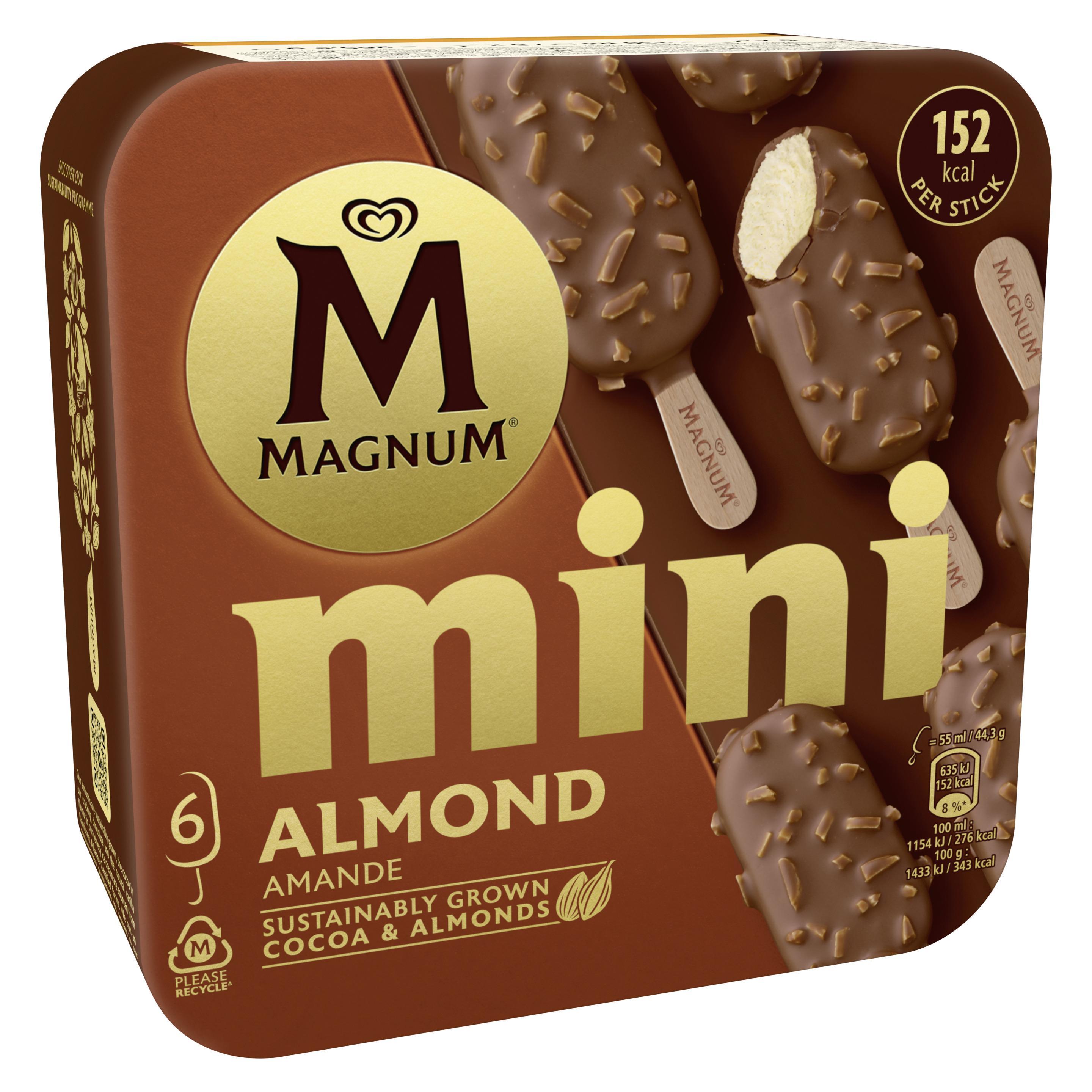 Magnum Mini Almond 6 x 55 ml
