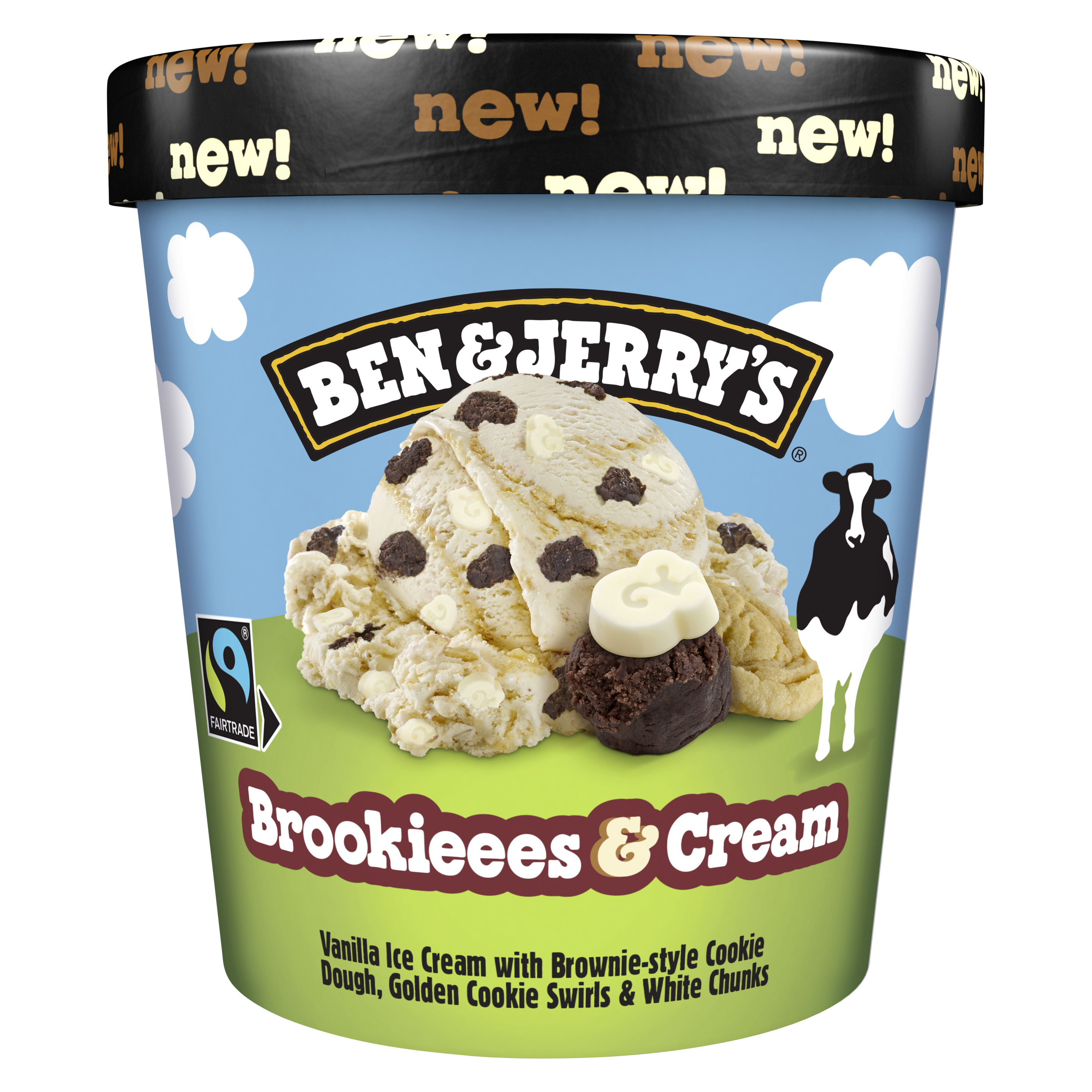 B&J 465ml Brookies & Cream Pint