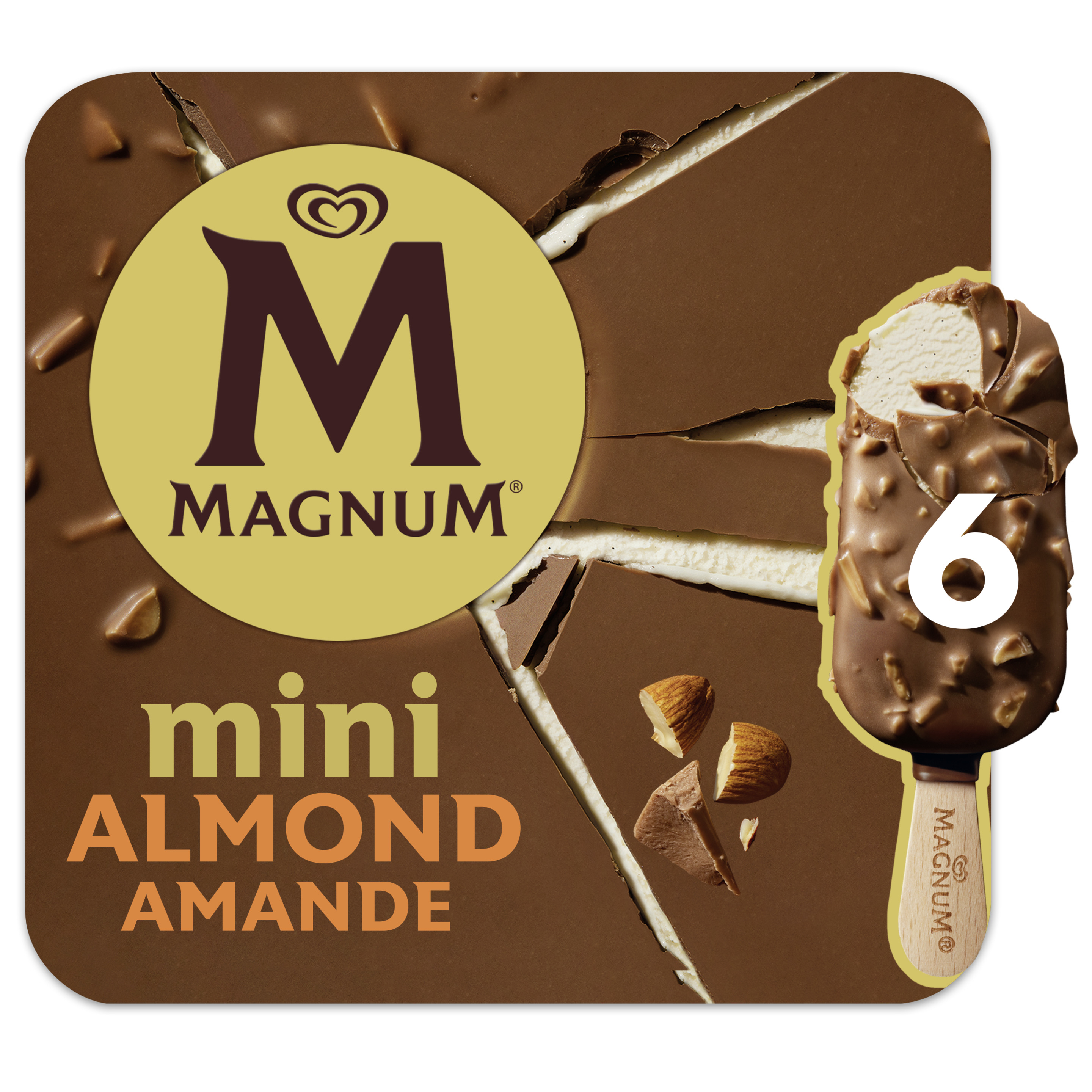 Magnum Mini Almond 6 x 55 ml