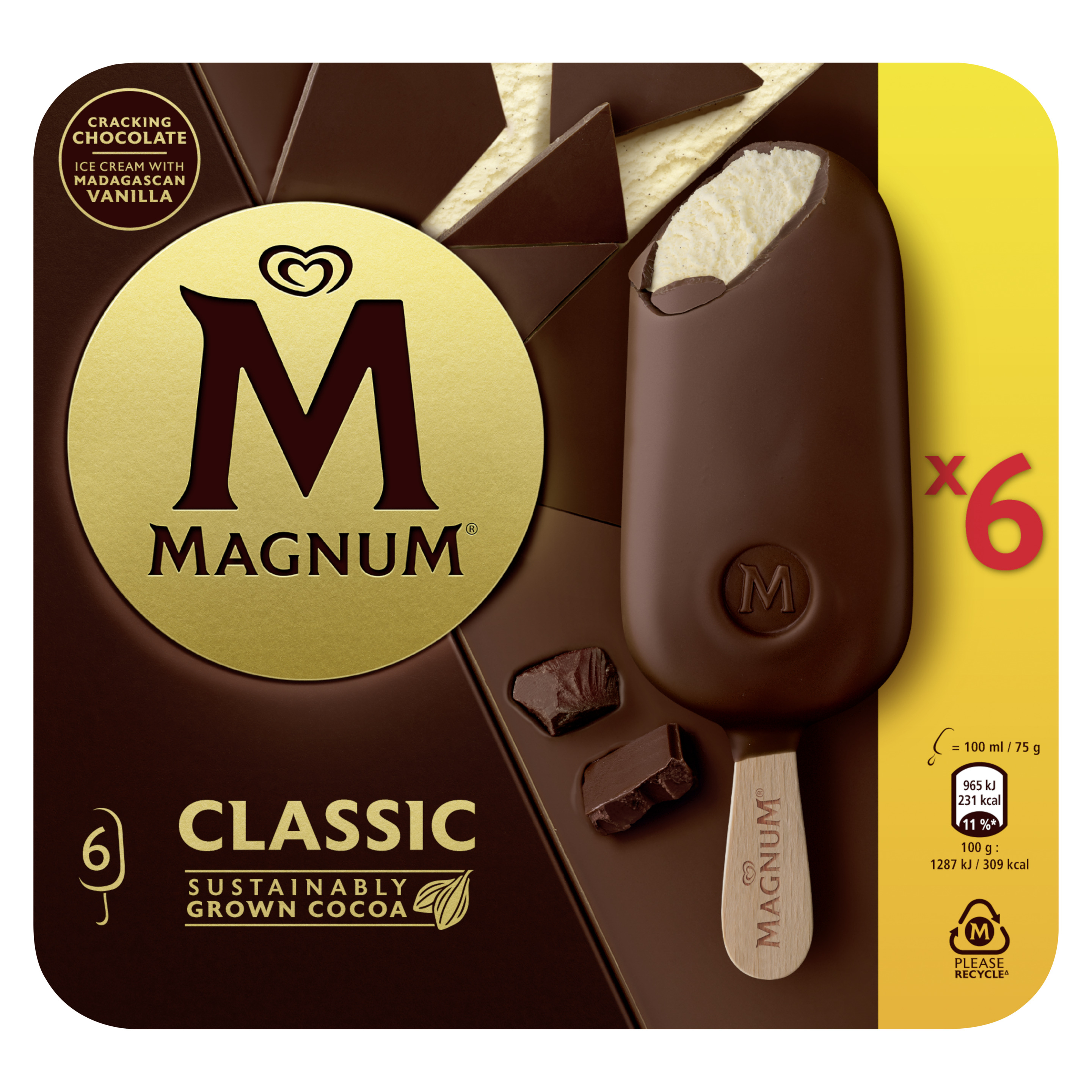 Magnum Classic 6 x 100 ml