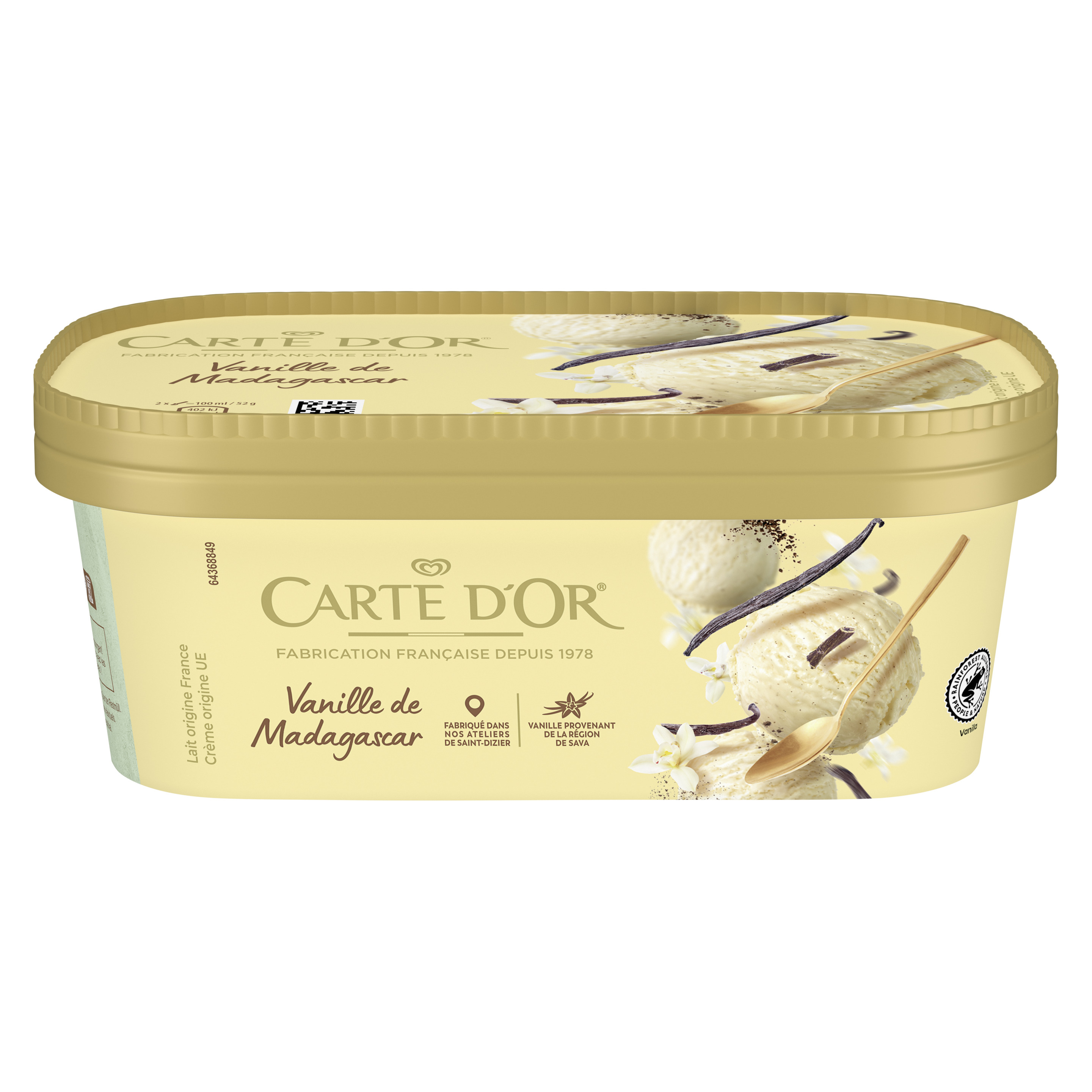 Carte D'Or Vanille 700ml Tub