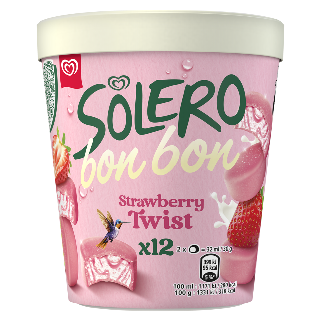 Solero Bon Bon Strawberry 12 x 16 ml