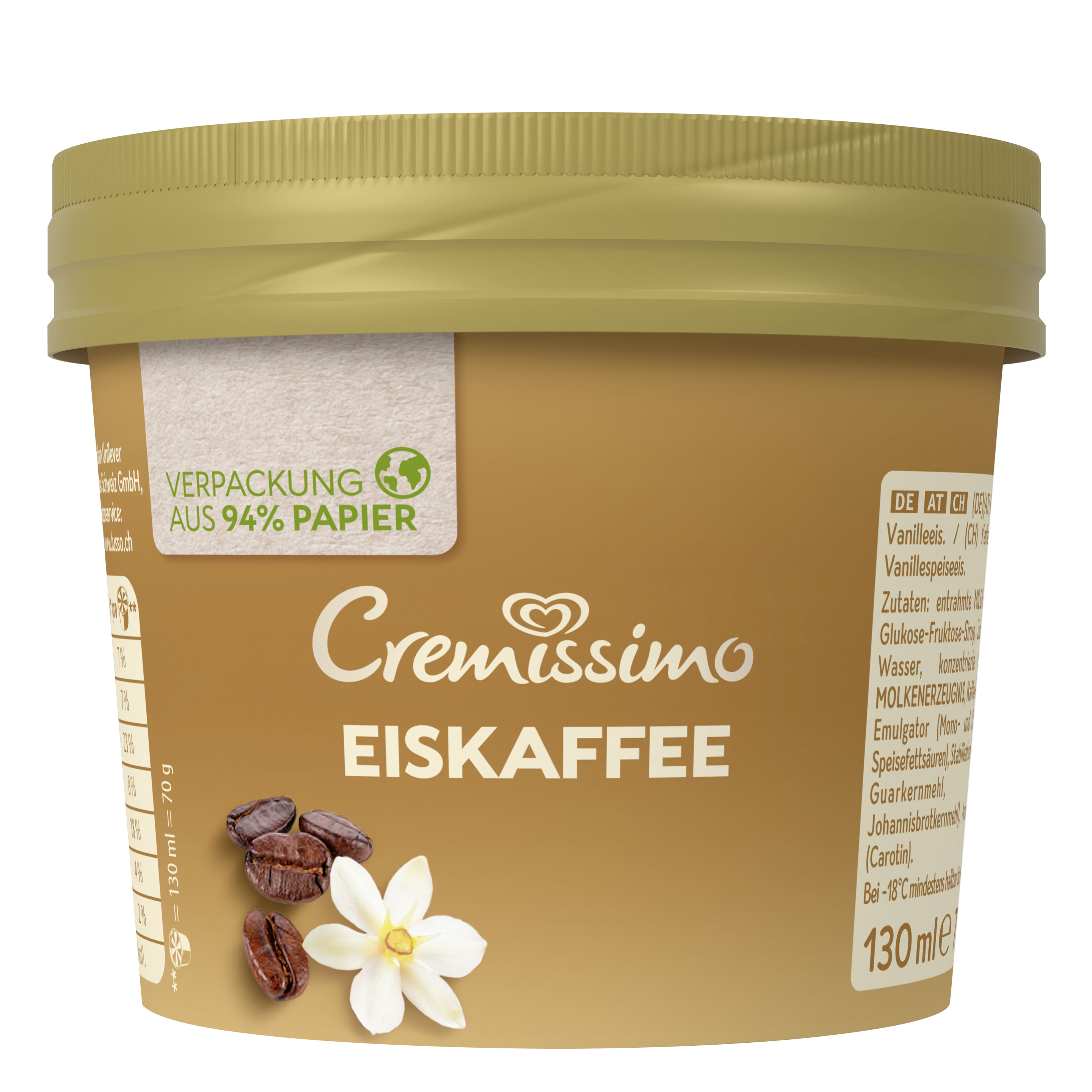 CREMISSIMO Eiskaffee Becher 130 ml